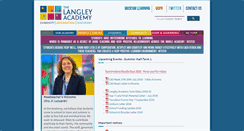 Desktop Screenshot of langleyacademy.org