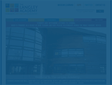 Tablet Screenshot of langleyacademy.org